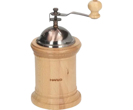Moulin à café manuel en bois et céramique - HARIO® - Caron : Torrefacteur français