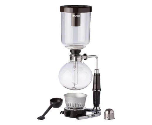 Cafetière Hario Syphon à dépression en verre - 3 tasses Cafetière Hario Syphon à dépression en verre - 3 tasses