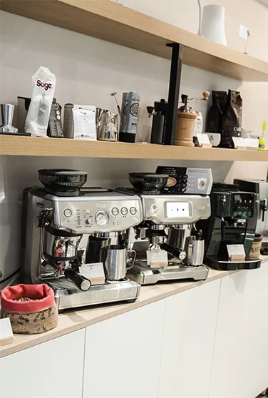 gamme complète d’accessoires café